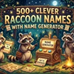 Clever Raccoon Names With Name Generator