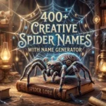Creative Spider Names With Name Generator