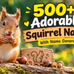 Adorable Squirrel Names With Name Generator