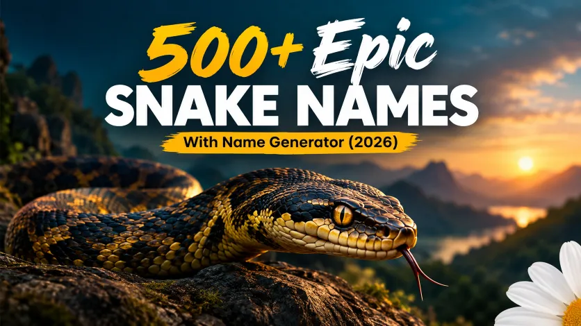 Epic Snake Names With Name Generator