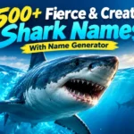 Fierce & Creative Shark Names With Name Generator