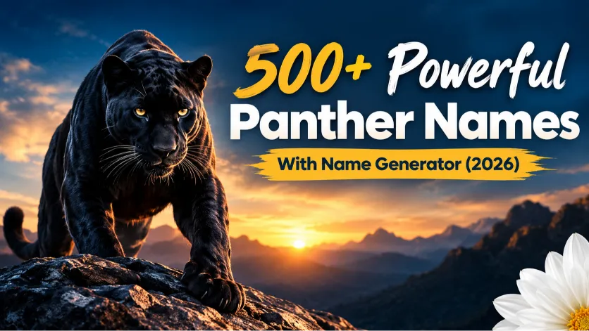 Powerful Panther Names With Name Generator